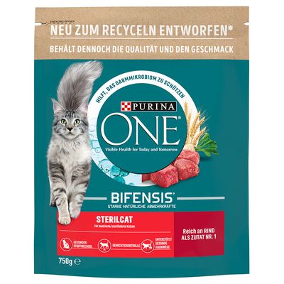 PURINA ONE SterilCat Rind 750 g