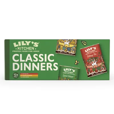 Lily's Kitchen Dog Classic Mix of 3 - 12 x 400 g Lily's Kitchen Dog Classic Mix of 3 - 12 x 400 g