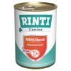 RINTI Canine Reni con Manzo 400 g Alimento umido per cani Set%: 24 x 400 g
