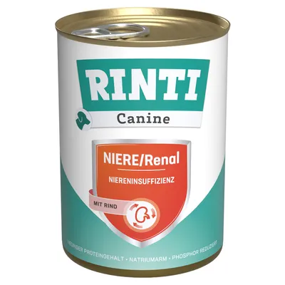 RINTI Canine Niere/Renal met Rund 400 g - 12 x 400 g RINTI Canine Niere/Renal met Rund 400 g - 12 x 400 g