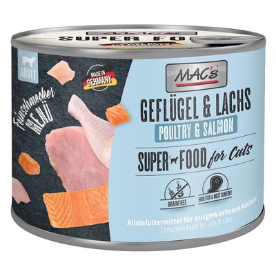 MAC's Fin Gourmet 6 x 200 g pour chat Volaille & saumon