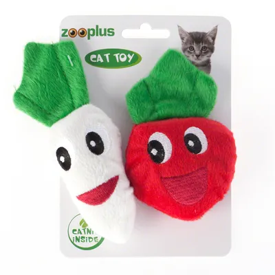 Jouets Veggies avec menthe à chat - 2 jouets