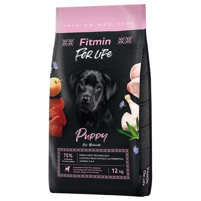 Fitmin Dog For Life Puppy All Breeds - dog dry food - Economy Pack: 2 x 12kg