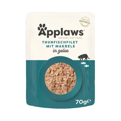 Applaws file tuna z skušo v želeju, 70g. Iz naravnih sestavin.
