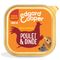 Lot Edgard & Cooper Adult sans céréales 18 x 300 g pour chien poulet, dinde