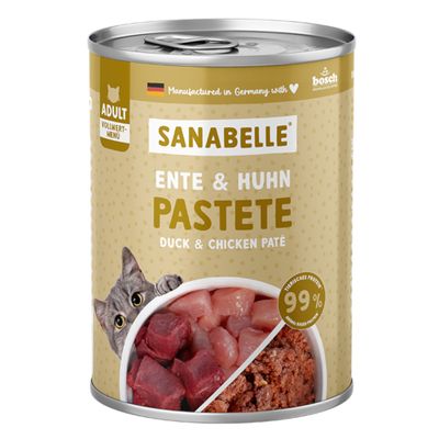 Sparpaket Sanabelle All Meat 24 x 400 g Ente & Huhn