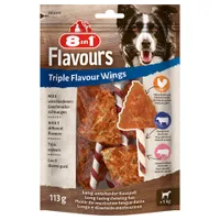 8in1 Triple Flavour Wings Kauwsticks - Voordeelpakket: 3 x 6 Stuks