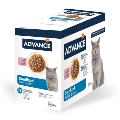 Advance Feline Sterilized krůtí - 12 x 85 g