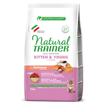 Natural Trainer Kitten con salmón - 1,5 kg