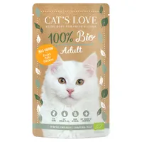 Cat's Love Bio 6 x 100 g - Bio szárnyas