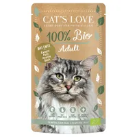 Cat's Love Bio 6 x 100 g - Bio kacsa