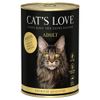 Cat's Love 6 x 400 g comida húmeda para gatos Puro pollo