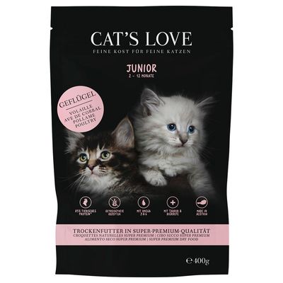 Cat´s Love Junior, drób 400 g