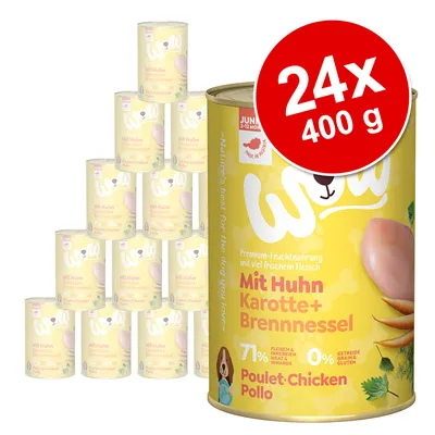 Økonomipakke WOW Junior 24 x 400 g 