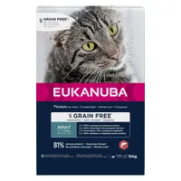 Eukanuba Adult Grain Free riche en saumon pour chat  - 2 x 10 kg