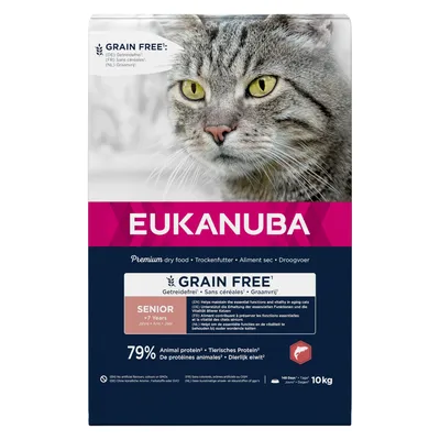 Eukanuba Grain Free Senior bogată în somon - 2 kg