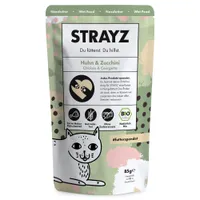 Sparpaket STRAYZ BIO Pouch 12 x 85 g - Bio-Huhn & Bio-Zucchini