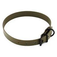 Heim Halsband BioThane, oliv - Halsumfang 44 - 54 cm, B 25 mm
