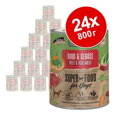 Икономична опаковка MAC's консервирана храна за кучета 24 x 800 г