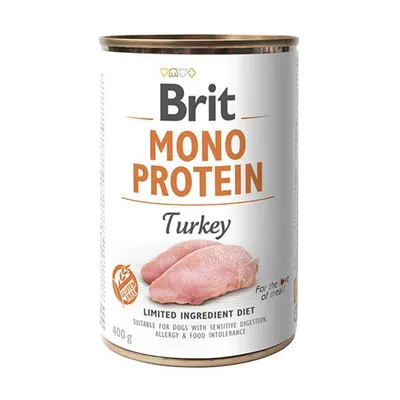Brit Mono Protein 6 x 400 g  - Turkey