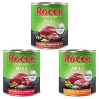 Tutustumispakkaus: Rocco Menu 6 x 800 g, monta makua - 6 x 800 g