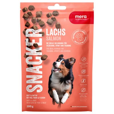 mera Snacker Adult с лососем 4 x 200 г