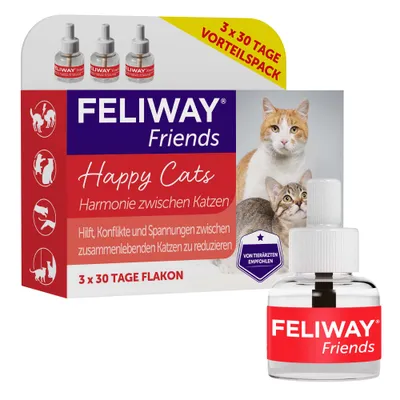 Feliway® Friends - výhodné balenie: 3 x 48 ml náhradná náplň Feliway® Friends - výhodné balenie: 3 x 48 ml náhradná náplň