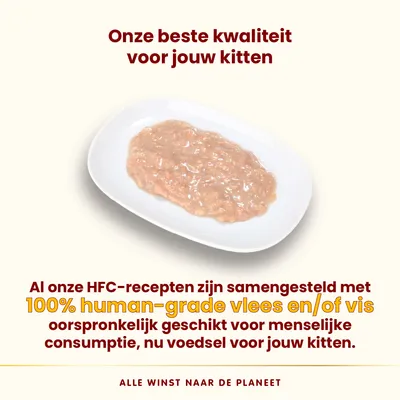 Almo Nature HFC Complete Kitten 6 x 70 g - Zalm met tonijn