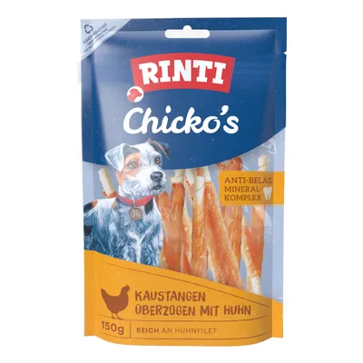 RINTI Chicko Bastoncini da masticare - piccoli Snack per cane - 150 g Pollo