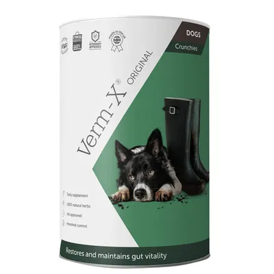 Verm-X Crunchies snacks para higiene intestinal para perros - 325 g