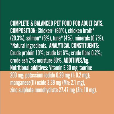 Natures Menu Pâté Cans Adult - Chicken with Salmon & Tuna - 18 x 85g
