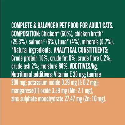 Natures Menu Pâté Cans Adult - Chicken with Salmon & Tuna - 18 x 85g