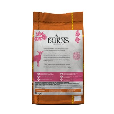 Burns Working Alert Assistance - Lamb & Brown Rice - Economy Pack: 2 x 12kg