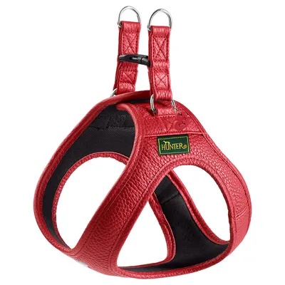 Szelki HUNTER Love, czerwone - Rozmiar XS-S, obw. klatki piersiowej 37-40 cm 
