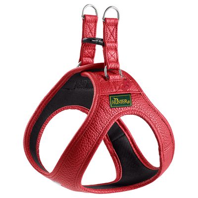 HUNTER postroj Love, červený Größe XS, 33-37 cm Brustumfang