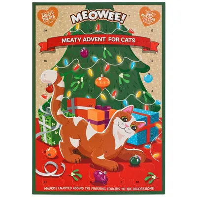 Meowee! Meaty Advent Calendar for Cats - 1 Advent Calendar Meowee! Meaty Advent Calendar for Cats - 1 Advent Calendar