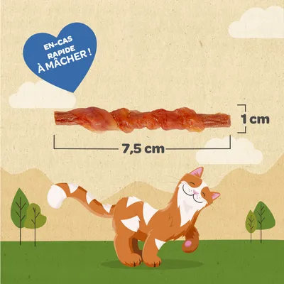 Meowee ! Chicken Twister Sticks - 31 g