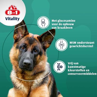 8in1 Vitality Glucosamine + MSM Tabletten