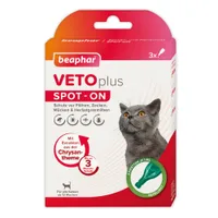 beaphar VETOplus SPOT-ON für Katzen - 3 Pipetten x 1 ml
