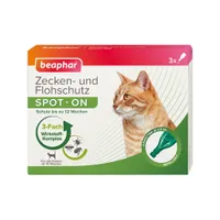 beaphar SPOT-ON für Katzen - 3 Pipetten x 0,8 ml