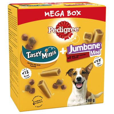 Pedigree Mega Box - Tasty Minis & Jumbone Mini 740g