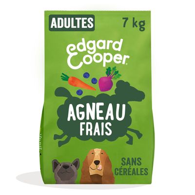 Edgard & Cooper Adult agneau sans céréales pour chien 7 kg