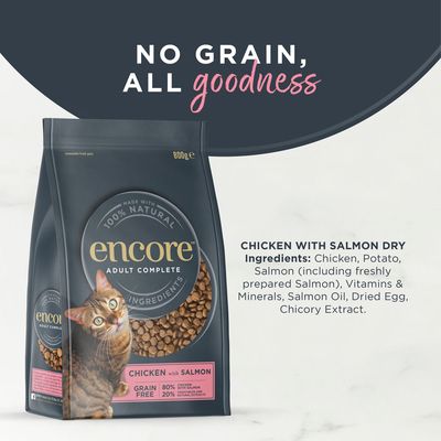 Encore Cat Chicken with Salmon - 800g