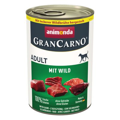 animonda GranCarno Original Adult 6 x 400 г дивеч