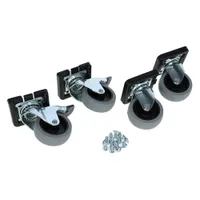 Cage de transport Kerbl IATA pour chien - accessoires adaptés : lot de roulettes pour IATA (taille 4-6, SANS cage)