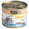 Dogs'n Tiger Adult 6 x 200 g Umido gatto Pollo & Salmone con Olio di lino e Camedrio maro