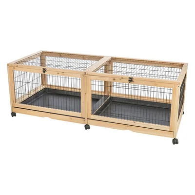 Clapier Trixie pour cochon d’Inde et lapin nain - L 150 x l 50 x H 60cm