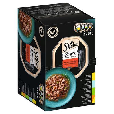 Sheba Variaties in Kuipjes Kattenvoer 12 x 85 g