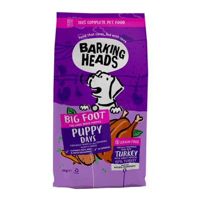 Barking Heads Big Foot Puppy Days 6kg