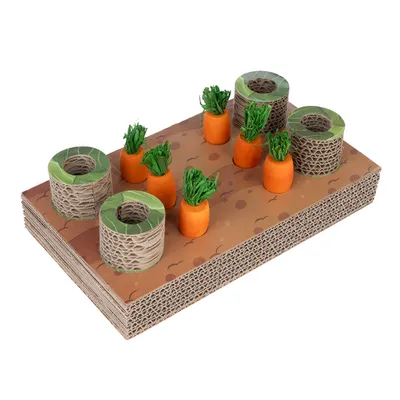 TIAKI Jouet intelligent Champ de carottes - L 24 x l 14 x H 6 cm TIAKI Jouet intelligent Champ de carottes - L 24 x l 14 x H 6 cm
